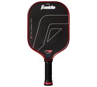Franklin Sports Pro Pickleball Paddles - C45 Carbon Fiber Series - Ufficiale USAP + UPA Approvato Pickleball Paddle - Design tradizionale Pro Player - Tempo - 16 mm Polymer Core - Rosso