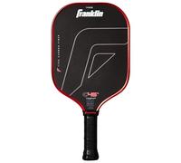 Franklin Sports Pro Pickleball Paddles - C45 Carbon Fiber Series - Ufficiale USAP + UPA Approvato Pickleball Paddle - Design tradizionale Pro Player - Tempo - 14 mm Polymer Core - Rosso