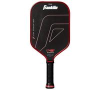 Franklin Sports Pro Pickleball Paddles - Serie C45 in fibra di carbonio - Ufficiale USAP + UPA Approvato Pickleball Paddle - Design allungato Pro Player - Dynasty - 16 mm Polymer Core - Rosso