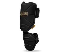 Franklin Sports Protective Elbow Guard Protezione per Gomito, Adulti, Unisex, Nero/Oro