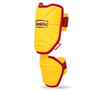 Franklin Sports PRT Series - Gomitiera da baseball per adulti, con protezione per gomito e avambraccio, per destrimani e sinistri, giallo/rosso, taglia unica, per adulti