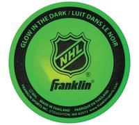 Franklin Sports Puck da Street Hockey Fluorescente, per Esterni, Misura Ufficiale, per Bambini ed Adulti, Verde
