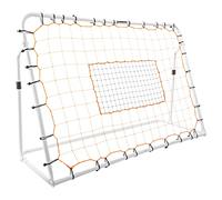 Franklin Sports Rete da rimbalzo da calcio, perfetta per allenarsi in cortile, portatile, 1,8 x 1,2 m, con telaio in acciaio, colore: bianco
