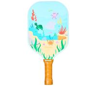 Franklin Sports Sea Life - Racchetta da pickleball per bambini, superficie in fibra di vetro a grana massima, nucleo in polipropilene, approvato dagli Stati Uniti (USAP)