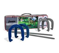 Franklin Sports Set a ferro di cavallo, include 4 ferri di cavallo e 2 paletti, gioco a ferro di cavallo per spiaggia o cortile, gioco classico all'aperto