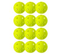 Franklin Sports X-26 Indoor Pickleballs - Indoor Court Pickleball Balls - USA Pickleball (USAPA) approvato da torneo - Confezione da 12 palle da pickleball all'interno, verde lime