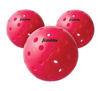 Franklin Sports X-40 Outdoor Pickleballs, Pickleball-X Performance 40 Palline da Esterno, Rosa Unisex Adulto, 3 Count