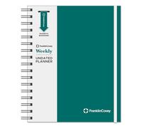 FranklinCovey - Agenda settimanale senza data, con rilegatura a spirale, 17,8 x 21,6 x 2,5 cm