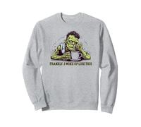 Frankly I Wake Up, Sleepy - Divertente Costume da Frankenstein Felpa