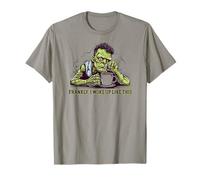 Frankly I Wake Up, Sleepy - Divertente Costume da Frankenstein Maglietta
