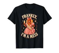 Frankly I'm A Mess Funny Bridesmaid Hot Dog Bridal Party Maglietta