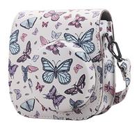 Frankmate Instant Camera Case Compatible with Fujifilm Instax Mini 12 11 9 8 Camera Leather Bag with Pocket and Adjustable Shoulder Strap Accessories