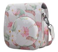 Frankmate Instant Camera Case Compatible with Fujifilm Instax Mini 12 11 9 8 Camera Leather Bag with Pocket and Adjustable Shoulder Strap Accessories