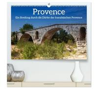Frankreich. Ein Streifzug durch die Dörfer der französischen Provence (hochwertiger Premium Wandkalender 2026 DIN A2 quer), Kunstdruck in Hochglanz: Die Dörfer der französischen Provence im Frühsommer