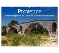Frankreich. Ein Streifzug durch die Dörfer der französischen Provence (Wandkalender 2026 DIN A2 quer), CALVENDO Monatskalender: Die Dörfer der französischen Provence im Frühsommer