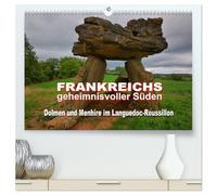 Frankreichs geheimnisvoller Süden - Dolmen und Menhire im Languedoc-Roussillon (hochwertiger Premium Wandkalender 2026 DIN A2 quer), Kunstdruck in Hochglanz: Eine Reise in die Jungsteinzeit