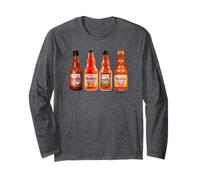 Frank's RedHot Bottles of Hot Sauce Funny Maglia a Manica