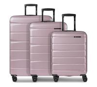 Franky Munich 4.0 4 ruote Set di valigie 3 pezzi espandibile viola