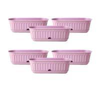 FRANKYSTAR Etika Big - Set da 6 fioriere, colore lavanda