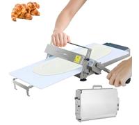 FRANREADER Macchina per Stendere la Pasta, Laminatrice per Pasta per Croissant, Spessore della Macchina per Impasto Regolabile, per Fondente, Croissant, Pizza e Pasta Sfoglia A300/B400 A300