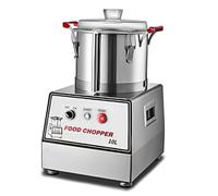 FRANREADER Robot da Cucina Professionale Multiuso - Tritatutto Elettrico 1400W, 5L/7L/10L/15L in Acciaio Inox 201, per Tritare, Mescolare e Emulsionare in Ristoranti, Gastronomie e Macellerie 10L