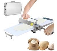 FRANREADER Sfogliatrice Pieghevole, Macchina per la Produzione di Pasta sfoglia Manuale, Spessore della sfoglia Regolabile, Macchina per la Produzione di Pasta in Acciaio Inox B400