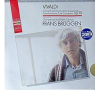 Frans Brüggen - Concerti per Flauto, Archi e Cembalo op. 10 LP [Vinyl] Frans Brüggen; Antonio Vivaldi and Orchestra of the XVIIIth Century