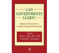 Frans L. Leeuw Can Governments Learn? (Tascabile) Comparative Policy Evaluation