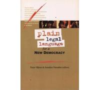 Frans Viljoen Annelize Nienab Plain Legal Language for a New Democra (Tascabile)