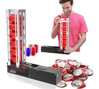 Frantoio automatico per il riciclaggio, riempie 8 lattine alla volta, caricamento automatico per seltzer in alluminio e lattine di birra, adatto per lattine da 8 once-16 once