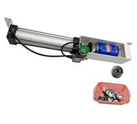 Frantoio di alluminio della lattina, frantoio della latta della birra della soda del cilindro pneumatico resistente, strumento di riciclaggio ecologico (stile della valvola a pulsante)