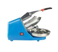 Frantoio elettrico del ghiaccio dell'acciaio inossidabile, Macchina per cubetti di ghiaccio 65 Kg/H, 300 W Elettrico Macchina del Ghiaccio Ice Maker Crusher Tritaghiaccio Bar Drink (blu)