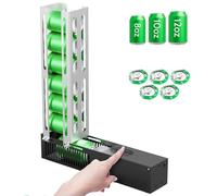 Frantoio elettrico per lattine, compattatore automatico per il riciclaggio di lattine da 8 oz, 12 oz, 16 oz, riempimento di 8 lattine alla volta, frantoio per bottiglie per riciclaggio di lattine di