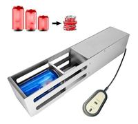 Frantoio elettrico per lattine, per il riciclaggio, funzionamento automatico, nessun montaggio richiesto, per riciclare seltzer in alluminio, cola, lattine di birra, gadget per la casa, frantoio per