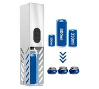 Frantoio elettrico per lattine, per il riciclaggio, funzionamento automatico, nessun montaggio richiesto, per riciclare seltzer in alluminio, cola, lattine di birra, gadget per la casa, frantoio per