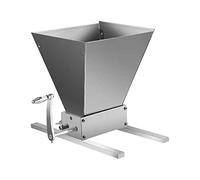 Frantoio manuale del mulino del grano del mulino dell'orzo a 2 rulli con l'acciaio inossidabile della tramoggia di 5KG/11LBS for la frantumazione dell'amp di malto;Grano Per uso fai da te