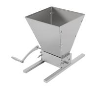 Frantoio manuale per malto da 4 l, macina per cereali, malto, 2 in 1, distanza regolabile, adatto per macinare orzo, grano, grano
