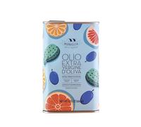 Frantoio Muraglia, Lattina d'Olio Extra Vergine d'Oliva da 500ml, Colorazione frutti del Mediterraneo Celeste, Fruttato Medio