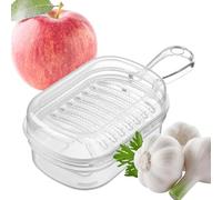 Frantoio per aglio,Grattugie per aglio per cucina - Tritatutto multifunzionale per aglio,Tritatutto per verdure con robot da cucina manuale, tritacarne aglio con contenitore per verdure, zenzero