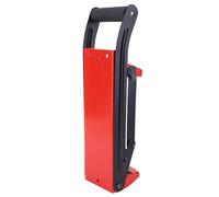 Frantoio per Lattine da 500 Ml, Manico in Gomma Rossa in Acciaio, Strumento per il Riciclaggio di Bottiglie di Plastica, per la Cucina Domestica