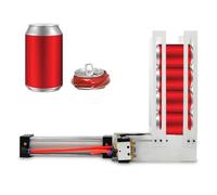 Frantoio per lattine d'aria, Frantoio per lattine elettriche, Frantoio a cilindro pneumatico resistente, Frantoio da banco di grado industriale, Facile da usare, Portatile per la casa