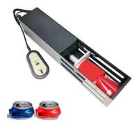 Frantoio per lattine di sodio, in alluminio resistente elettrico, per lattine di birra e coca cola da 12 oz-453,6 g, riciclaggio automatico per uso domestico e commerciale