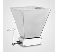 Frantoio per malto, in acciaio inox, regolabile, a 2 cuscinetti, smerigliatrice a rulli per birra fatta in casa, macchina manuale per polveri