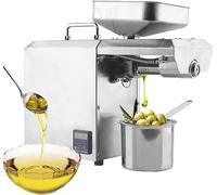 Frantoio, Piccolo Frantoio di Sesamo Arachidi, Nocciolo di Oliva, Olio per Uso Domestico, Pressa A Vite Automatica, 300-800w, Olio Automatico, Acciaio Inossidabile, B