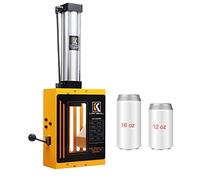 Frantoio pneumatico per lattine con scarico automatico dopo schiacciato, 12 oz/16 once può Smasher, montaggio a parete Soda Beer Smasher, Strumento di riciclaggio del frantoio della birra di soda