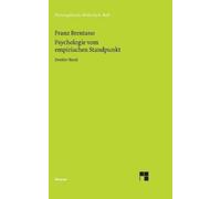 Franz Brentano Psychologie vom empirischen Standpunkt (Copertina rigida)