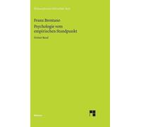 Franz Brentano Psychologie vom empirischen Standpunkt / Psych (Copertina rigida)