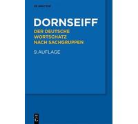 Franz Dornseiff Uwe Quasthof Der Deutsche Wortschatz Nach Sachgruppe (Tascabile)