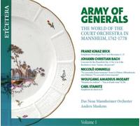 Franz Ignaz Bec Army of Generals: The World of the Court Orchestra in Mannh (CD)