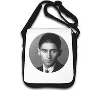 Franz Kafka Writer - Borsa a tracolla per foto, colore: Bianco
